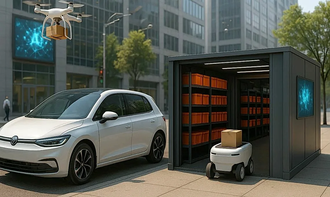 tendencias globales en última milla IA, autos